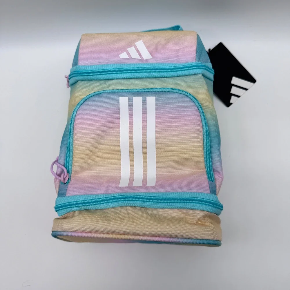 Adidas Excel Insulated Lunch Bag gradient flash aqua/white NWT